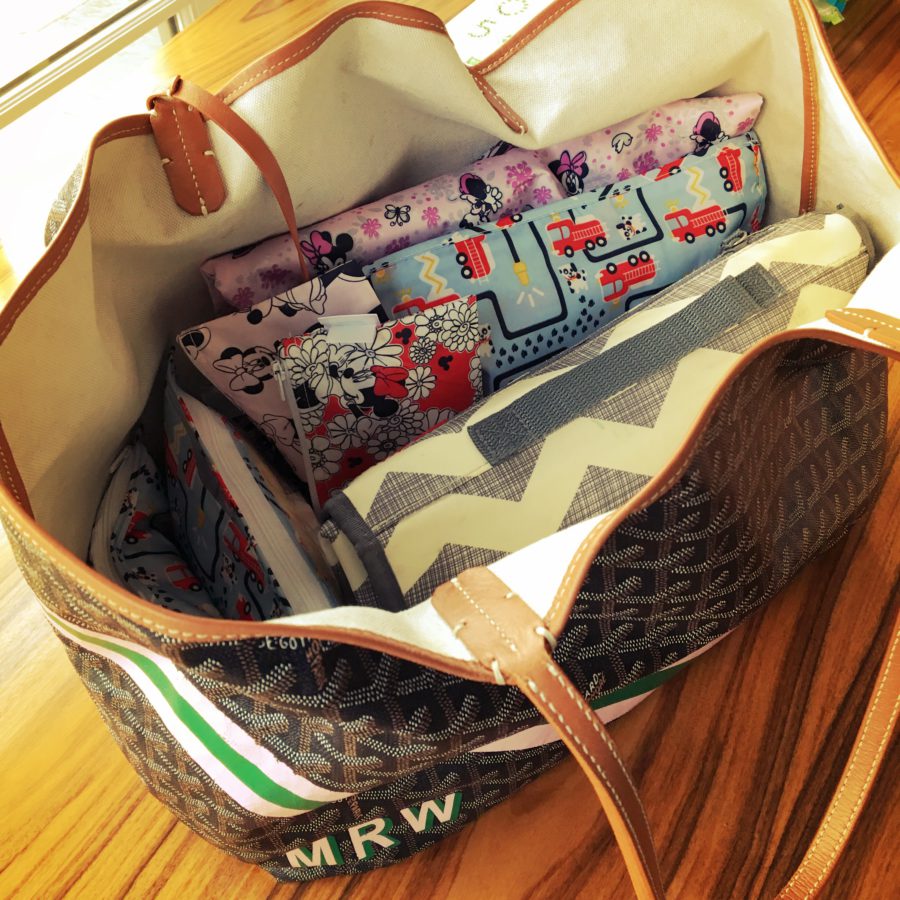 Transform Your Neverfull Into a Diaper Bag